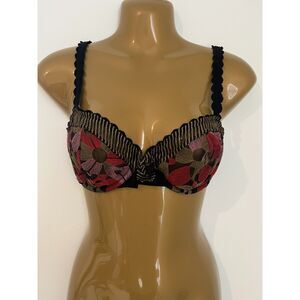 Lou Paris Floral Bra 32 D